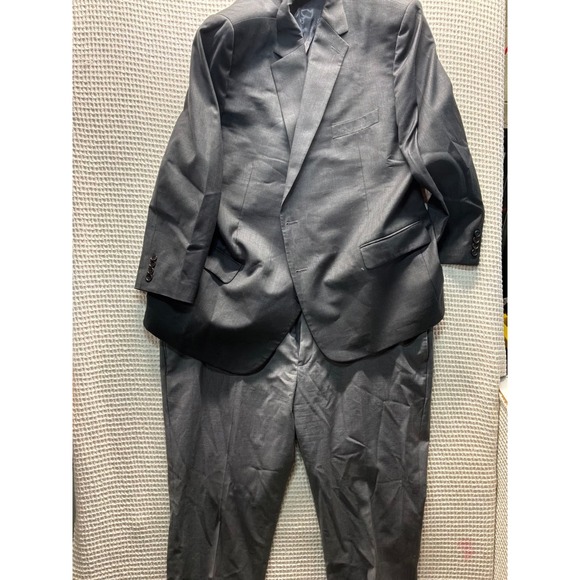 Lauren Ralph Lauren Other - Lauren Ralph Lauren Suit Men 50R 44x30 Charcoal Grey Wool Blend 2-P Blazer Pant